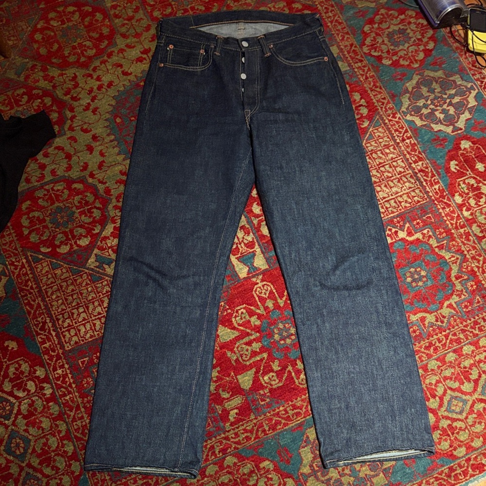 Classic Indigo Straight Jeans for Men